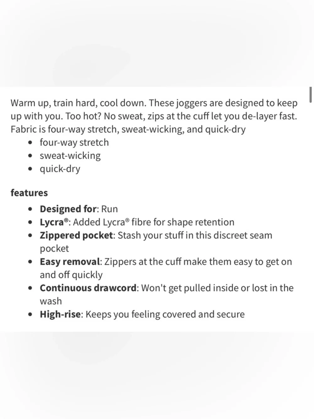 Lululemon Adapted State Training Jogger size 10 W5DBPS - Picture 13 of 13